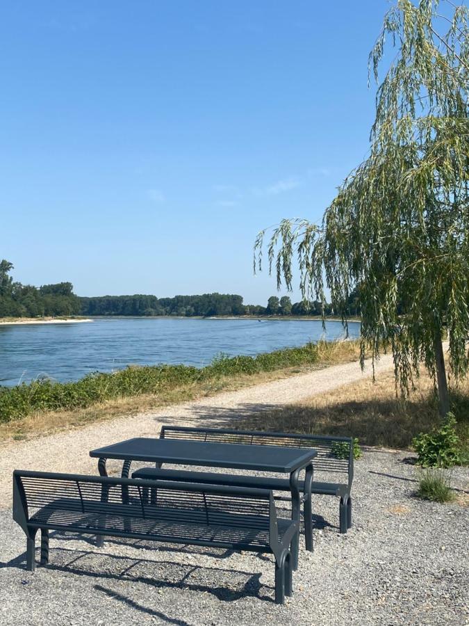 Ferienhaus Hoffmann Am Rheinbogen Altlussheim Eksteriør bilde